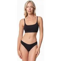 ORGANICATION ORGANICATION BELEEN | Bralette aus Bio-Baumwolle und TENCEL Modal, Black, – Produktbild 1 von 1