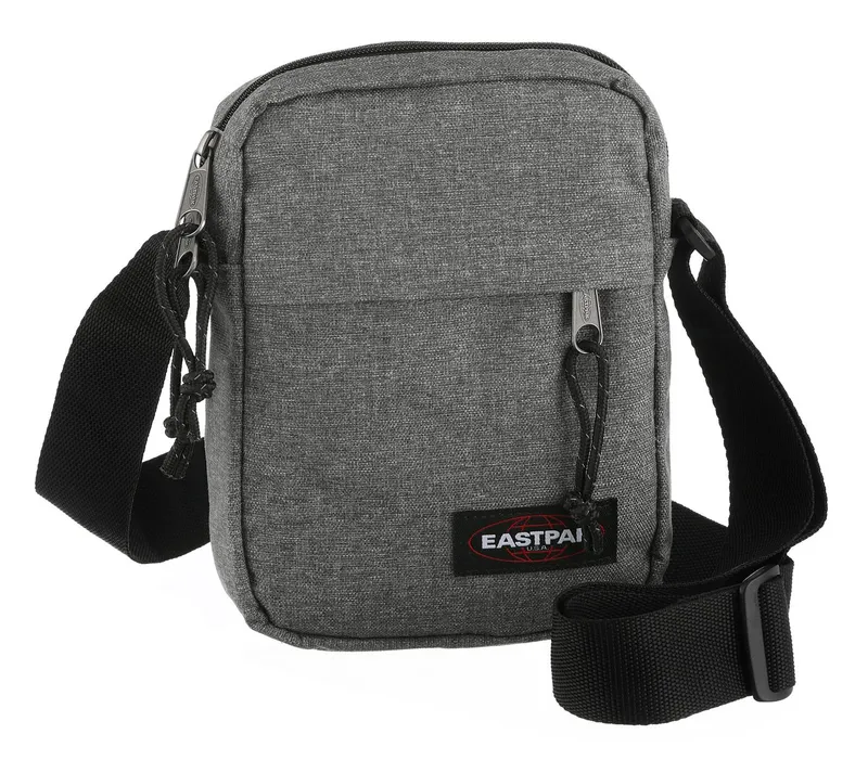 Eastpak Eastpak Schultertasche THE ONE, Kleine Umhängetasche, Crossbody Bag mit mehreren Fächern, Grau, – Produktbild 1 von 4