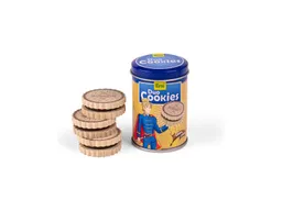 Erzi Duo Cookies in der Dose 3 Stück Holzkekse und Dose – Produktbild 1 von 1