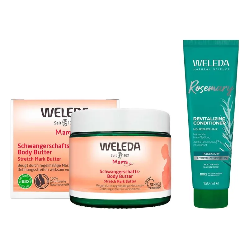 Weleda Schwangerschafts-body Butter & Rosmarin Conditioner – Produktbild 1 von 1