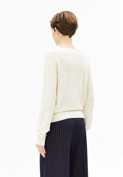 ARMEDANGELS ARMEDANGELS FINE KNIT Damen Pullover aus TENCEL Modal Mix, Oatmilk, – Produktbild 2 von 4
