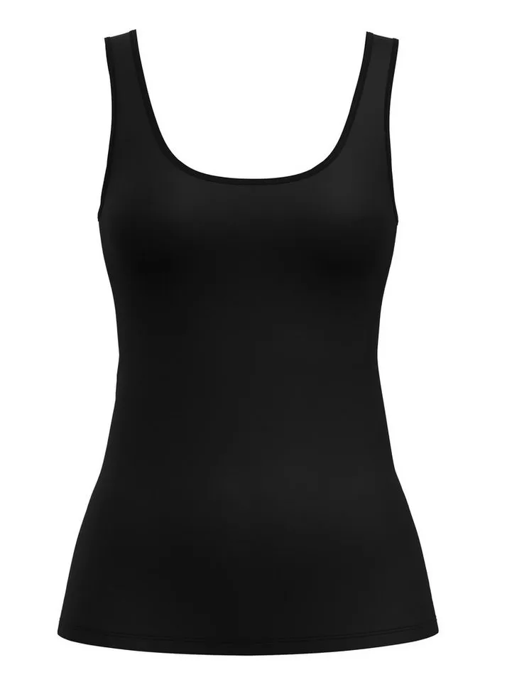 CALIDA CALIDA Unterhemd Sleek Skin Rundhalsausschnitt, Single-Jersey-Qualität, Schwarz, – Produktbild 2 von 5