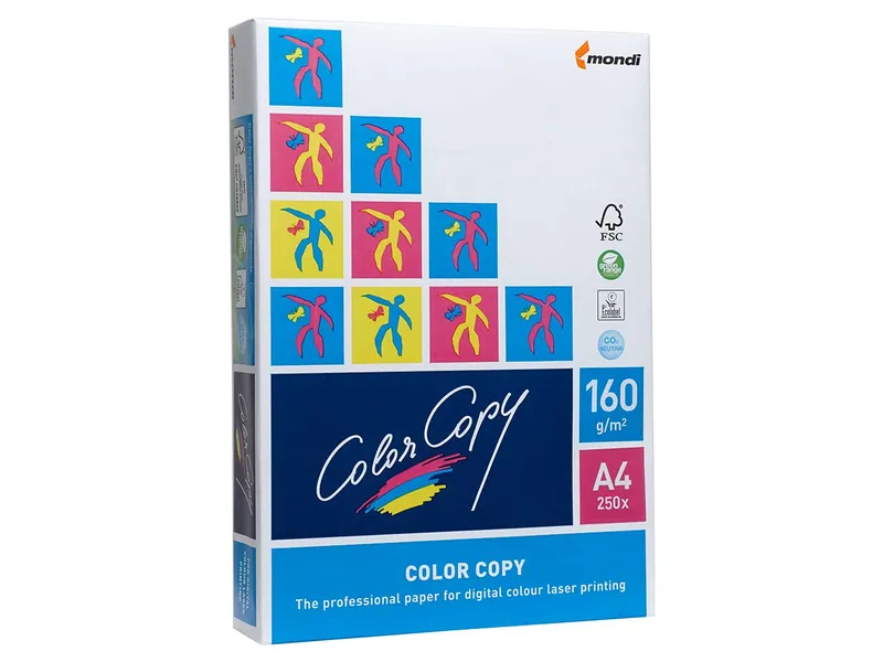 Mondi 250 Blatt mondi Laserpapier 'Color Copy' 160 g/m², DIN A4 – Produktbild 1 von 1