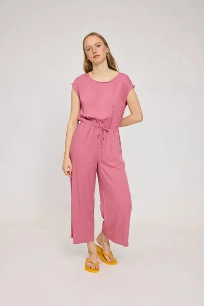 Mazine Mazine Jumpsuit aus Ecovero, Pink rose, – Produktbild 1 von 3