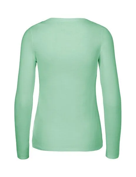 Neutral® - 3FREUNDE Neutral® - 3FREUNDE Frauen Longsleeve, Dustymint, – Produktbild 3 von 4