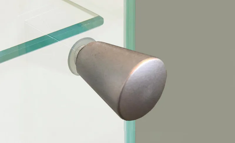 OTTO home Wohnwand New Egypt, Anbauwand, Medienwand, Wohnzimmerwand, (Set, 5-St., 2 Klappen,2 kleine Türen,2 große Türen), Regalaufsatz Breite 290 Höhe 191, Braun, – Produktbild 3 von 5