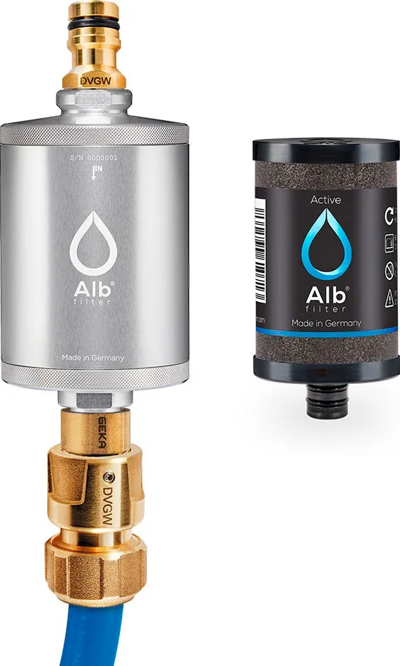 Alb Filter Alb Filter MOBIL Active Trinkwasserfilter - Mit GEKA Anschluss, Silber, – Produktbild 1 von 2