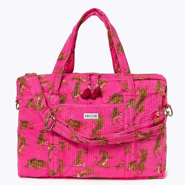 KIKOONI KIKOONI handgefertigte große Reisetasche TRAVELER BAG, Electric tigress 2, – Produktbild 1 von 4