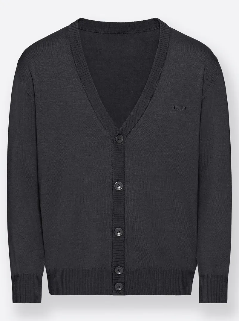 marco donati Cardigan, Anthrazit-meliert, – Produktbild 1 von 2