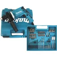 Makita Makita Schlagbohrmaschine-Set "HP1631KX3" 710W, 74-teilig – Produktbild 1 von 1