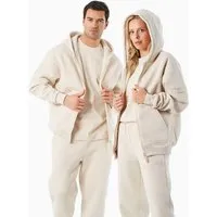 ORGANICATION ORGANICATION JENNA | Essentials Travel Unisex Full Zip-Hoodie aus Bio-Baumwolle und recyceltem Polyester, Off white, – Produktbild 1 von 1