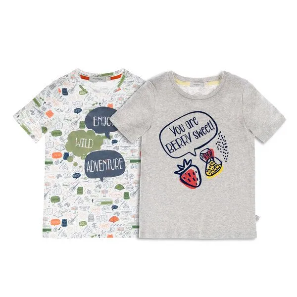 Marraine Kids Marraine Kids T-Shirt aus Bio Baumwolle mit Frontdruck, Bunt, – Produktbild 2 von 4
