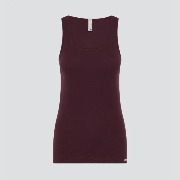 comazo|earth comazo|earth Fairtrade Pure Cotton Unterhemd Achselträger | GOTS zertifiziert, Burgund, – Produktbild 4 von 4