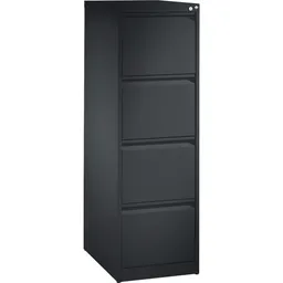C+P C+P Hängeregistraturschrank einbahnig, 4 Schubladen, anthrazit/anthrazit – Produktbild 1 von 1