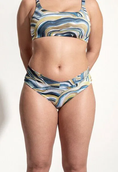 Oy Oy Bikini Hose „Bayamo“, Green oyster print, – Produktbild 2 von 4