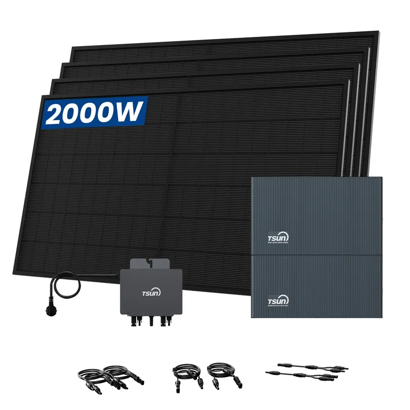 TSUN TSUN DCU2000Lite Batteriespeicher für Balkonkraftwerke, mit 4 x 500W Bifaziale Solarmodule - 4kWh / Selbstabholung – Produktbild 1 von 1