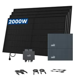 TSUN TSUN DCU2000Lite Batteriespeicher für Balkonkraftwerke, mit 4 x 500W Bifaziale Solarmodule - 4kWh / Standardversand – Produktbild 1 von 1