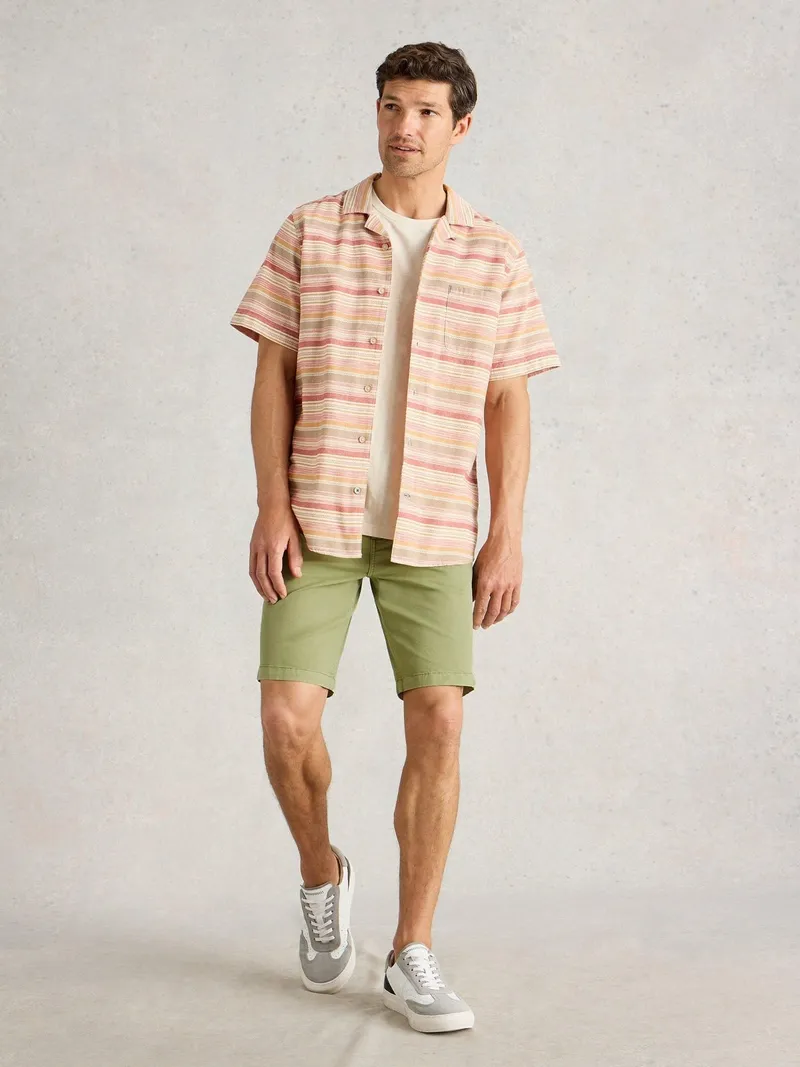 White Stuff Chino-Shorts aus Bio-Baumwolle - 34/R, Grün, – Produktbild 2 von 4