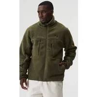 PINQPONQ pinqponq Fleece Jacket - Eternal Olive - Peat Black (Male), Olive, – Produktbild 1 von 1