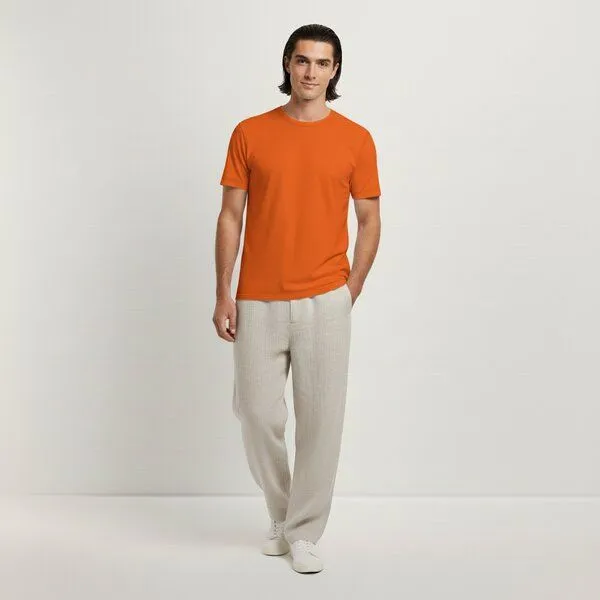 YTWOO YTWOO Regular Herren T-Shirt Light, Orange, – Produktbild 1 von 3