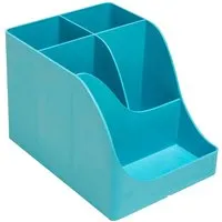 Exacompta Exacompta Stifteköcher "Pen Wave Pop'N Co" 5 Fächer, cyan – Produktbild 1 von 1