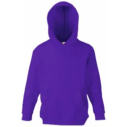 Fruit Of The Loom Fruit of the Loom Cotton Classics-16.2043 Kinder Kapuzen Sweater Gr. 128 purple – Produktbild 1 von 1