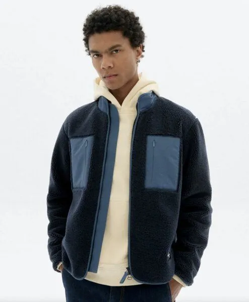 thinking mu thinking mu Navy Marcus Jacket, Blau (navy), – Produktbild 2 von 4
