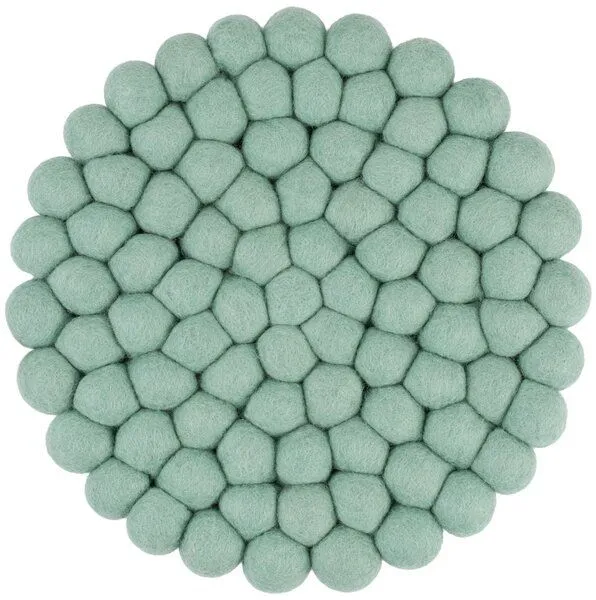 myfelt myfelt Filzkugel Topfuntersetzer (⌀ 20 cm), Türkis (fine), – Produktbild 1 von 4
