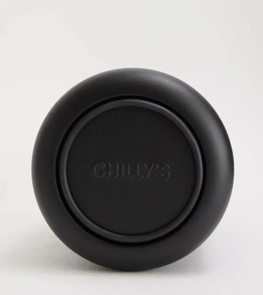 Chillys Chillys Chilly's Big Mouth Trinkflasche isoliert, aus Edelstahl, Grey, – Produktbild 5 von 8