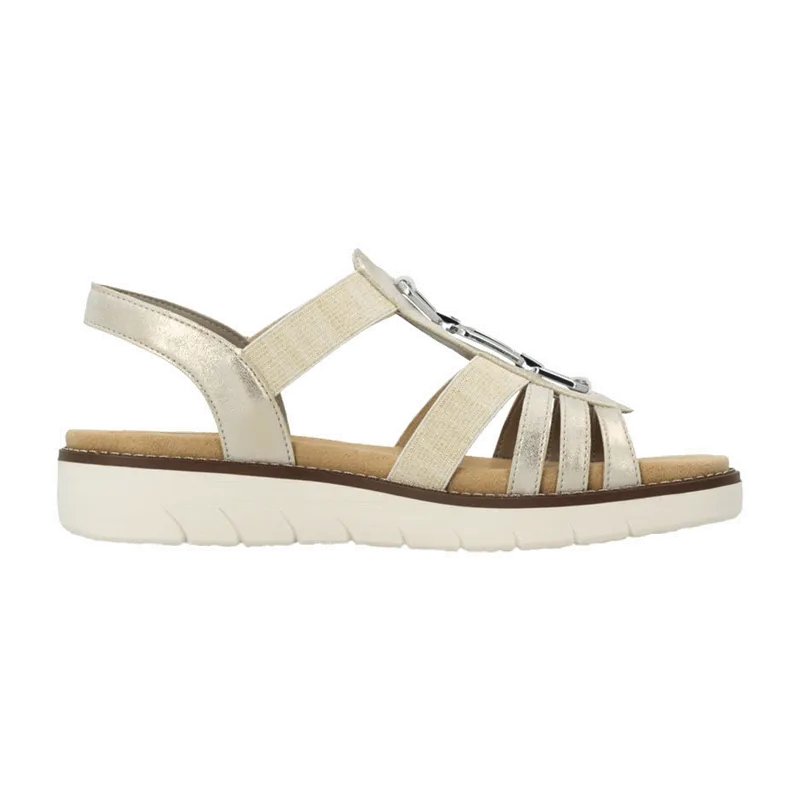 Remonte Remonte Sandale für Damen, Gold, – Produktbild 2 von 7