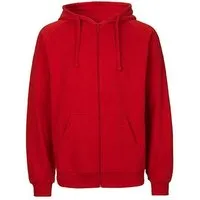 Neutral Neutral® Herren Unisex College Hoodie Zoodie Hoody Kapuzenjacke Sweatjacke, Rot, – Produktbild 1 von 1