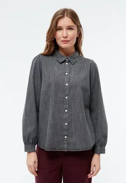 Givn Berlin Givn Berlin Jeansbluse GBLYRA in elegantem Schnitt – Produktbild 1 von 1