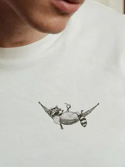 Kultgut Kultgut Klassik-Shirt - Recycelte Biobaumwolle naturbelassen/ Chill Ragoon – Produktbild 1 von 1