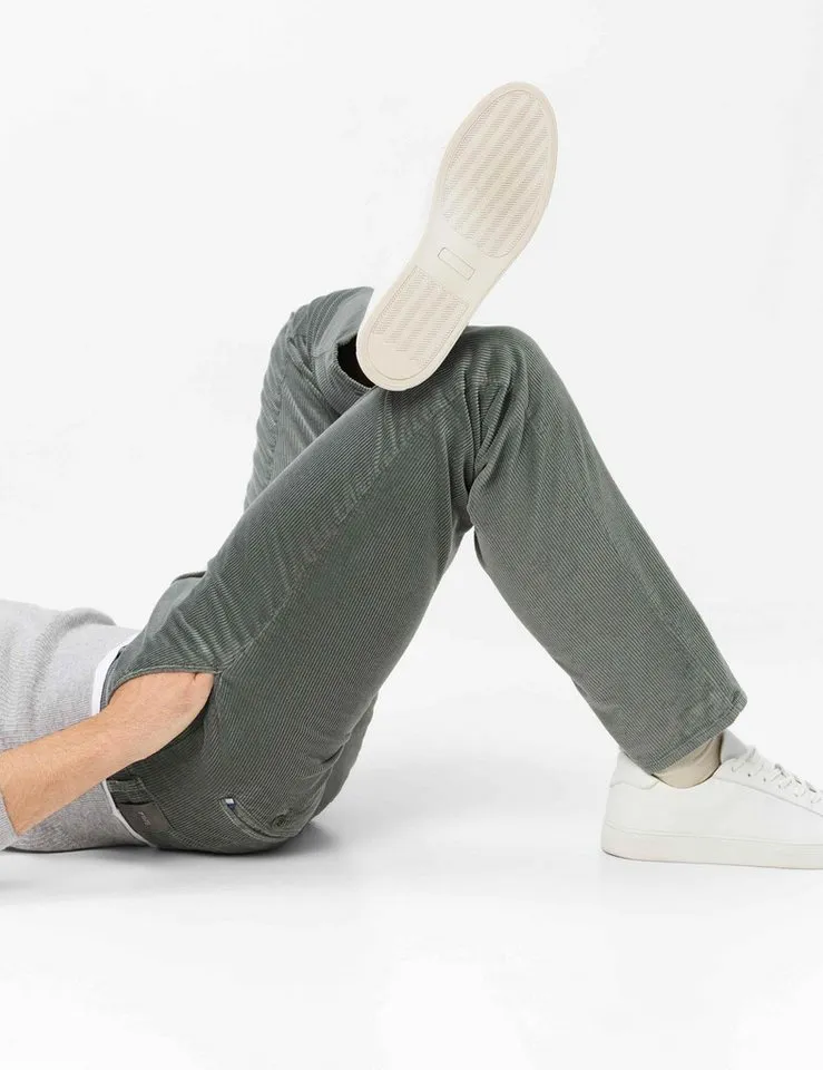 Brax Brax Chinohose Style FABIO Cord: Chinohose im Modern Fit, Grün, – Produktbild 3 von 5