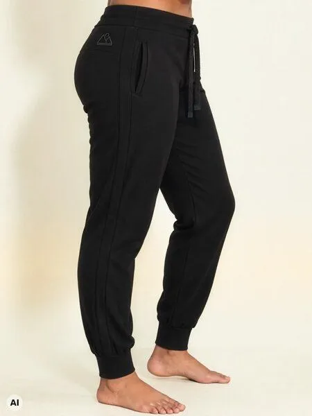 nice to meet me nice to meet me All Day Pant aus Biobaumwolle, Deep black, – Produktbild 5 von 7