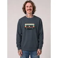 watapparel watapparel Sweatshirt Unisex Retro Kassette, India ink grey, – Produktbild 1 von 1