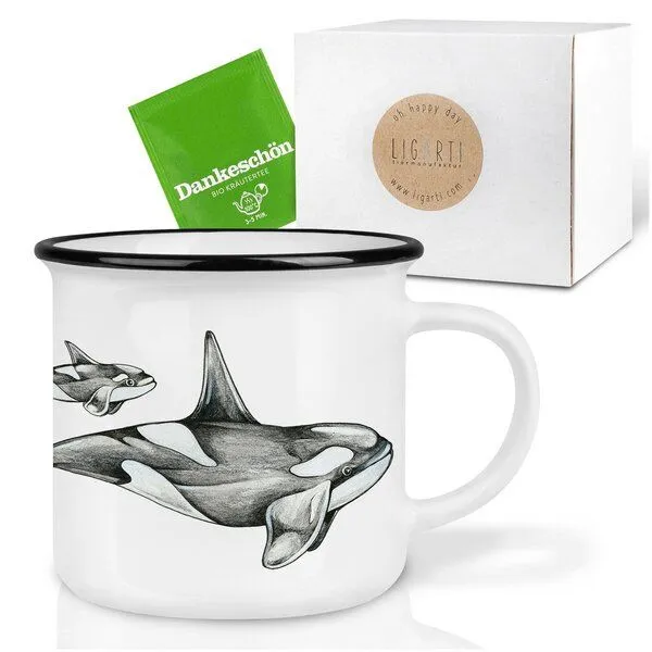 LIGARTI LIGARTI Keramiktasse – Orcas – Produktbild 3 von 4