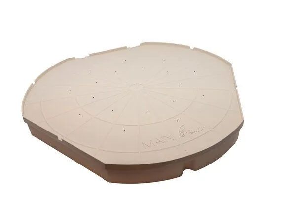 reMAIN reMAIN MAINbox - 5 St. Mehrweg Pizzakarton aus Recyclingmaterial, Creme, – Produktbild 3 von 4