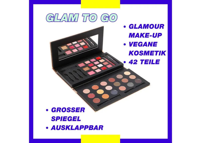 ZMILE COSMETICS Kosmetik-Set Make-Up Set 'Glam to Go', 42-tlg., mit veganer Formulierung, Bunt|rosa, – Produktbild 4 von 5