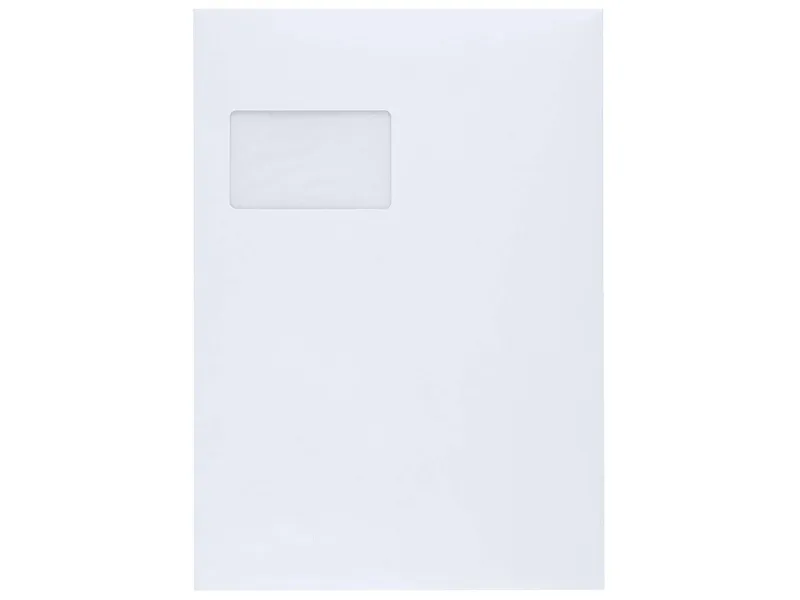 250 C4 Versandtaschen weiß SK m.F. 120g/m² – Produktbild 1 von 1
