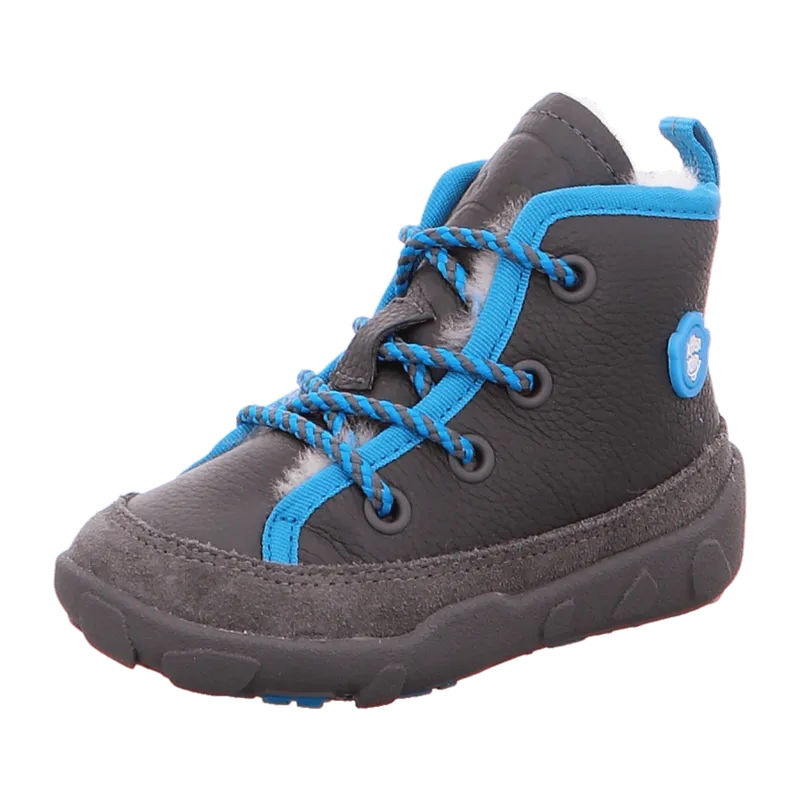 Affenzahn Affenzahn Winterschuh Leder Easy für Kinder, grau, Größe 29 EU, Grau, – Produktbild 1 von 7