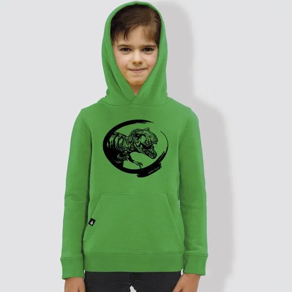 little kiwi little kiwi Kinder Hoodie Dino, Fresh green, – Produktbild 1 von 2