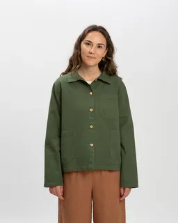 MATONA Matona Hemdjacke aus Baumwolle für Frauen / Twill Classic Jacket – Produktbild 1 von 1