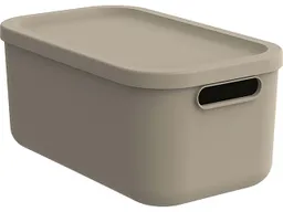 rotho rotho Aufbewahrungsbox 'ALBULA LIGHT' aus Recyclingkunststoff, 12 l, cappuccino – Produktbild 1 von 1