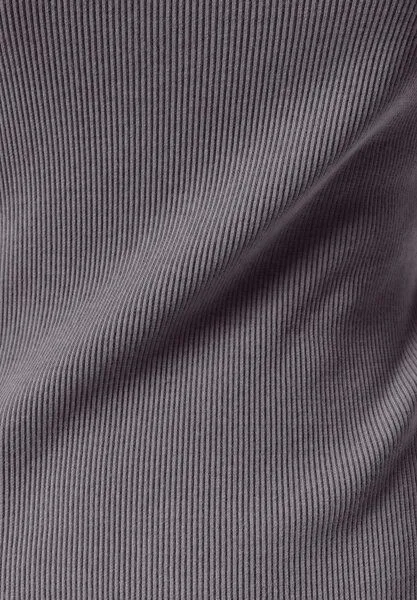 ORGANICATION ORGANICATION DERREN | Geripptes Kleid aus Bio-Baumwolle, Shadow, – Produktbild 2 von 3