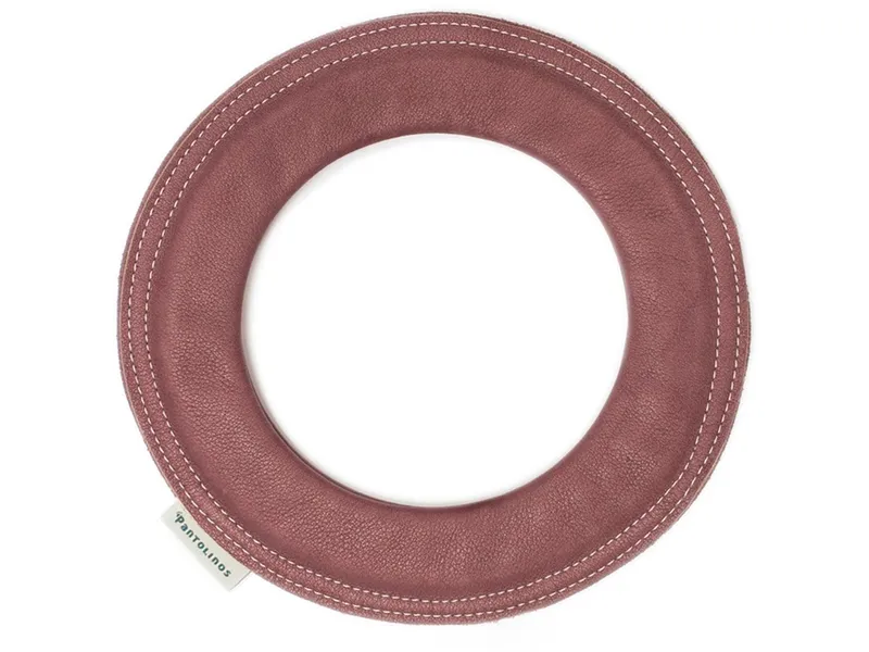 Pantolinos Pantolinos Frisbee Wurfring "Loop" aus pflanzlich gegerbtem Leder (22cm Durchmesser), Lila, – Produktbild 1 von 1