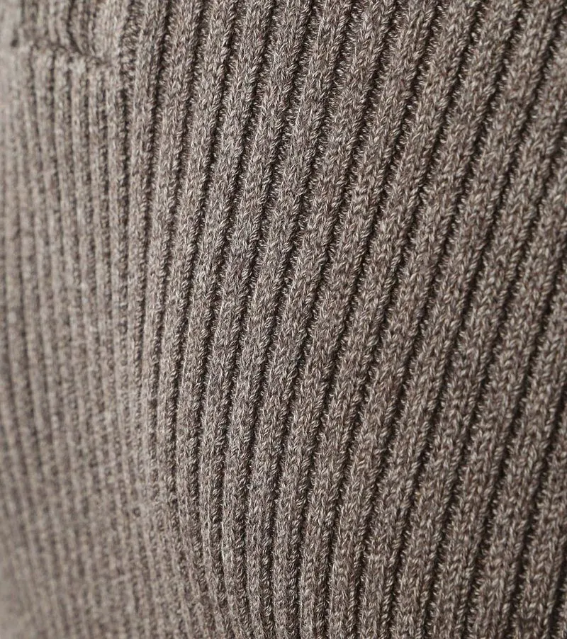 Suitable Suitable Mou Half Zip Pullover Taupe - Größe M, Taupe, – Produktbild 5 von 5