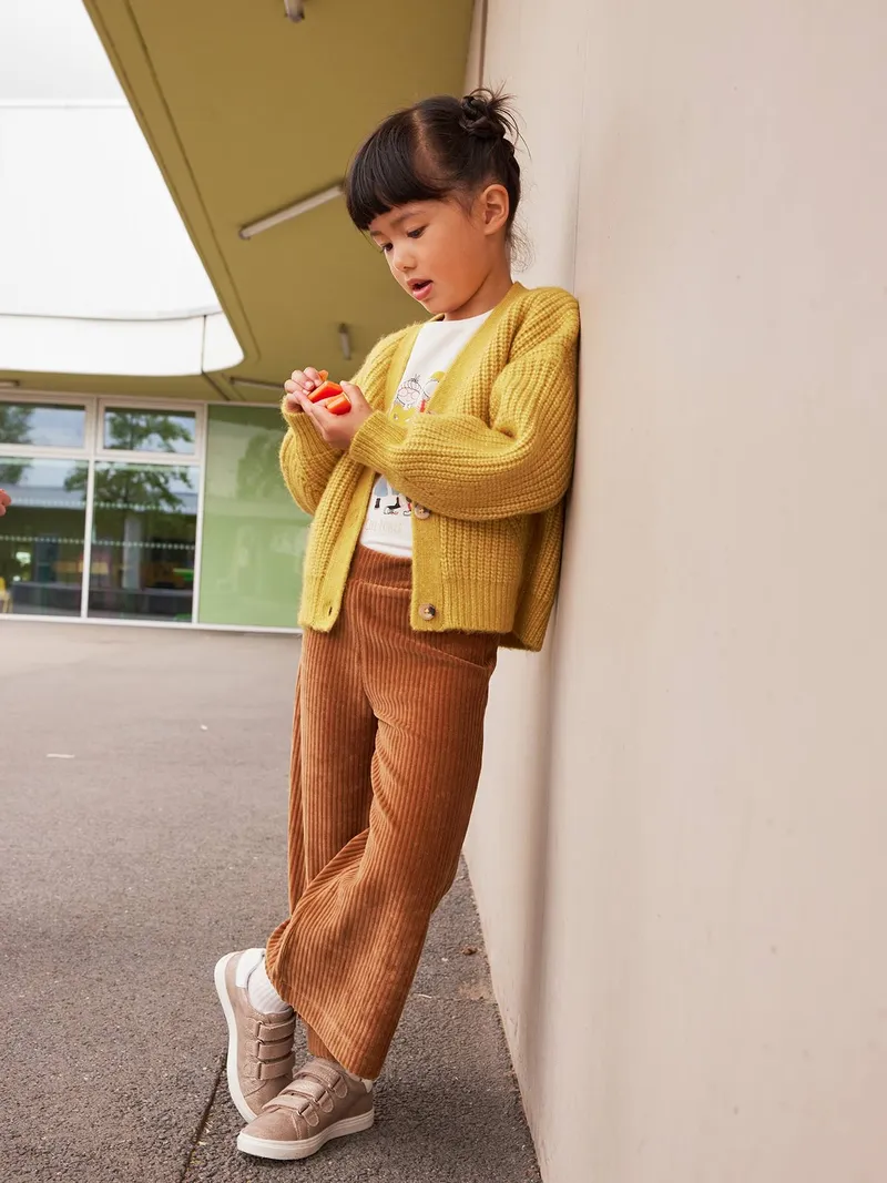 Vertbaudet Weite Mädchen Cordhose, Braun, – Produktbild 4 von 4