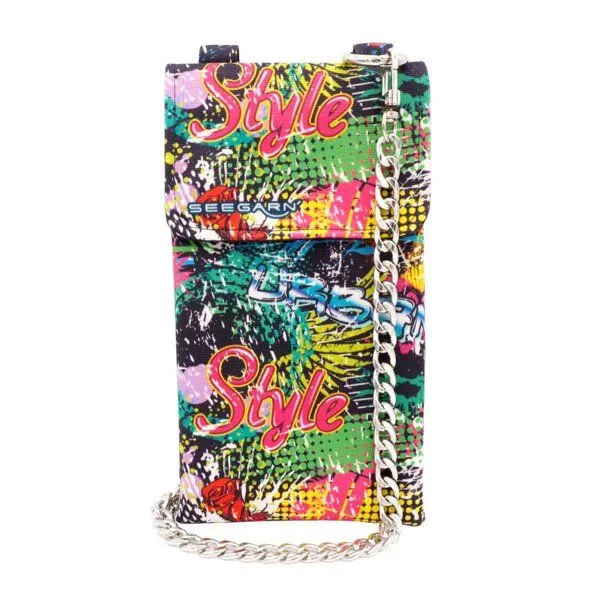 Seegarn Seegarn Handytasche / Umhängetasche (MB12), K1 - kette silber, – Produktbild 1 von 4