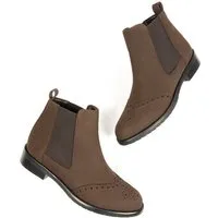 Will's Vegan Shop Will's Vegan Shop Brogue-Boots Veganes Wildleder Damen – Produktbild 1 von 1